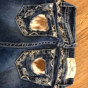 Miss me Cowhide Jeans